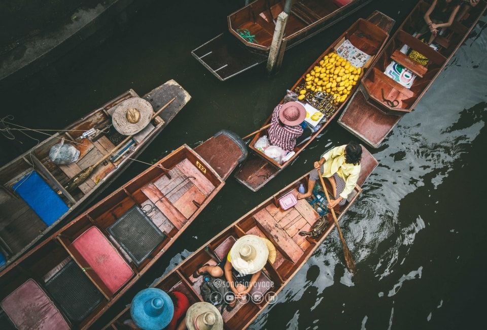 Marché flottant de Damnoen Saduak